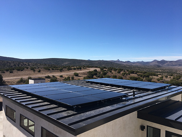 PV Installation near Alpine Texas
