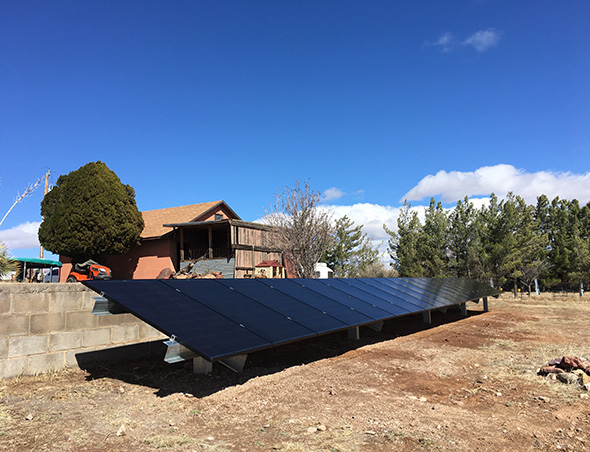 PV Installation near Alpine Texas
