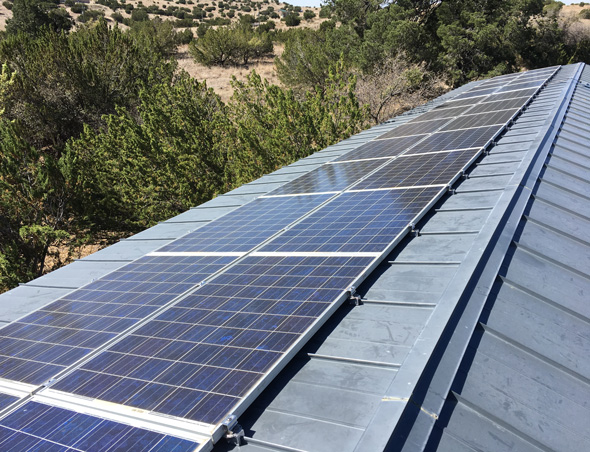 PV Installation near Alpine Texas