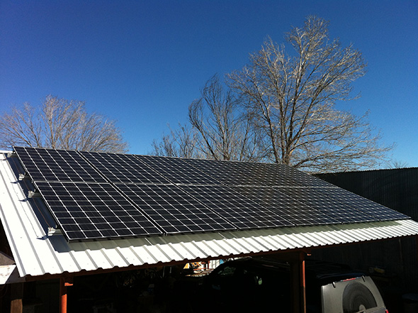 PV Installation near Fort Davis Texas