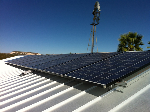 PV Installation near Marfa Texas