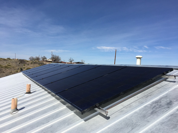 PV Installation near Marfa Texas